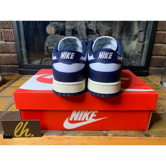 Size 11 Women’s Nike Dunk Low “Vintage Navy” Athletic Sneakers DD1503- - Picture 6 of 7